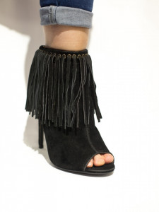 Botine decupate fashion vara franjuri