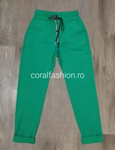 Pantaloni verzi elastici