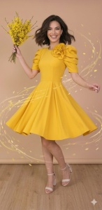 Rochie Megan lilla - Img 2