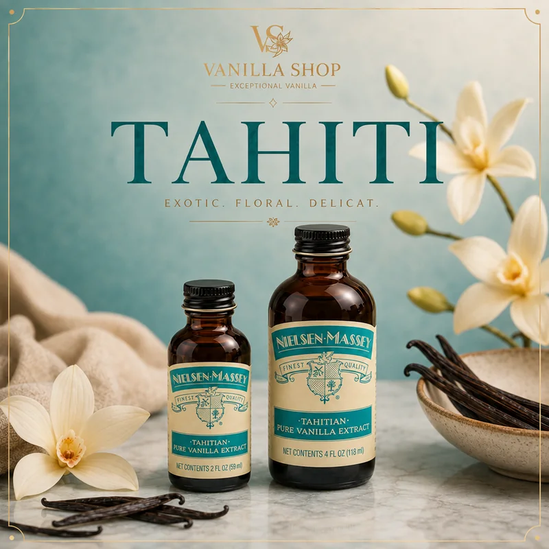 Extract pur de vanilie Tahiti Nielsen-Massey