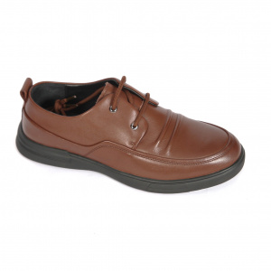 Pantofi barbati casual Johan Scarpe, piele naturala, maro 83300