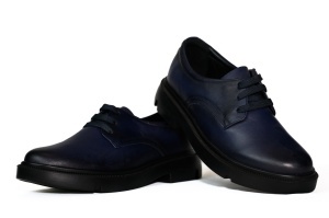 Pantofi dama, piele naturala, Nicolis- 124224 albastru inchis