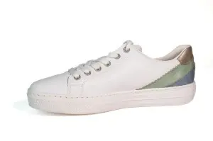 Pantofi damă Rieker - alb - L5900 - Img 3