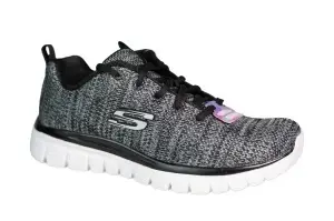 Pantofi damă Skechers - gri - Img 2