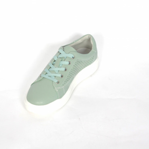 Pantofi sport dama de vara Berliner, piele naturala, verde - KD87981 - Img 2