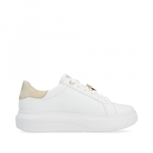 Pantofi sport dama Rieker, piele naturala, alb - Img 2