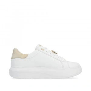 Pantofi sport dama Rieker, piele naturala, alb - Img 2