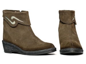 Botine dama piele naturala, Johnny-3006-maro - Img 2