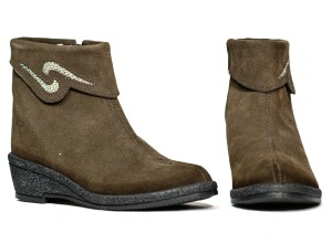 Botine dama piele naturala, Johnny-3006-maro - Img 2