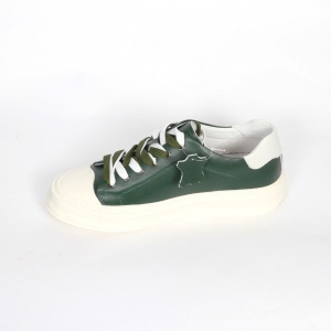 Pantofi barbati din piele naturala, fabricat in Romania-green - Img 2
