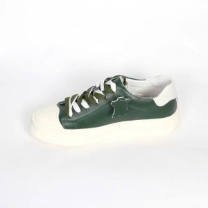Pantofi barbati din piele naturala, fabricat in Romania-green - Img 2