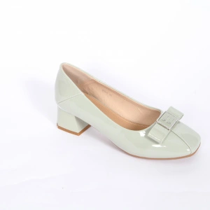 Pantofi dama elegant Berliner,piele naturala, verde menta- 508-8