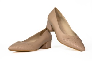 Pantofi dama Johan Scarpe, piele naturala,BEJ- 818