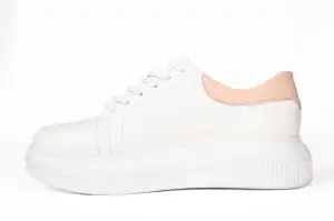 Pantofi sport dama Johan Scarpe, piele naturala, alb- 1453 - Img 3