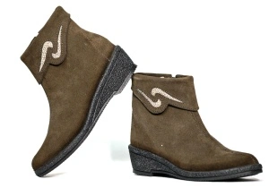 Botine dama piele naturala, Johnny-3006-maro - Img 3