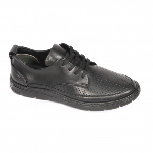 Pantofi barbati Gitanos, piele naturala, negru -K03 - Img 1