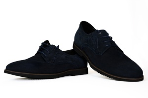 Pantofi barbati, piele naturala, Otter, negru -409750
