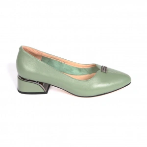 Pantofi dama Bettina Scarpe, piele naturala, verde