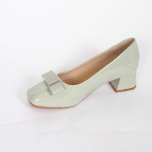 Pantofi dama elegant Berliner,piele naturala, verde menta- 508-8 - Img 2