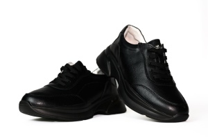Pantofi dama, piele naturala, Angel Blue - AW2023-44-negru