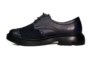 Pantofi dama,piele naturala, Nicolis -124224 albastru închis V