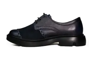Pantofi dama,piele naturala, Nicolis -124224 albastru închis V