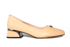 Pantofi femei piele naturală Bettina bej 749