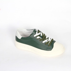 Pantofi barbati din piele naturala, fabricat in Romania-green