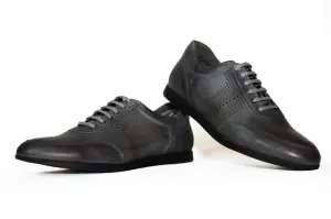 Pantofi barbati,piele naturala, Nevalis 104-gri