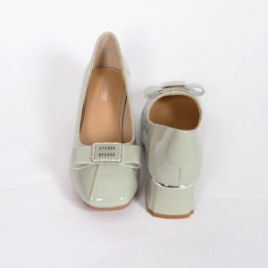 Pantofi dama elegant Berliner,piele naturala, verde menta- 508-8 - Img 3