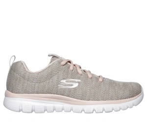 Pantofi sport dama, Skechers, bej - Img 4