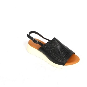 Sandale dama Gitanos, piele naturala, negru