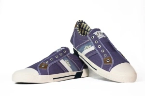 Pantofi sport, barbati, S. Oliver, denim - 14603-gri