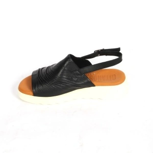 Sandale dama Gitanos, piele naturala, negru - Img 2
