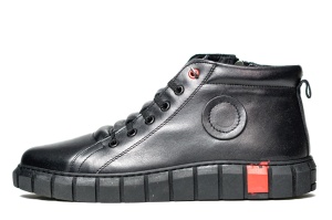 Ghete barbati piele naturala, Dyany-2330-negru