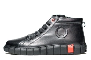 Ghete barbati piele naturala, Dyany-2330-negru