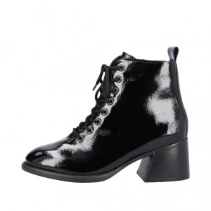Ghete femei Rieker-79302-negru lac
