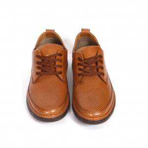 Pantofi barbati Gitanos, piele naturala, maro,K03 - Img 3