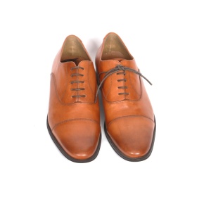 Pantofi barbati piele naturala, Ana Cori- 1289 cogniac - Img 3