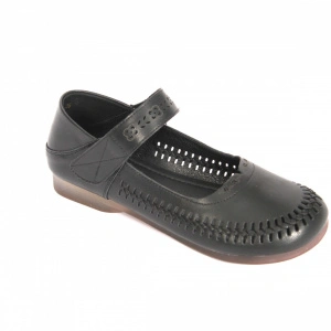 Pantofi dama de vara Berliner, piele naturala, negru