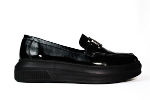 Pantofi dama Johan Scarpe, piele naturala,negru -1426 - Img 3