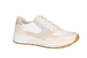 Pantofi damă Rieker - crem - N6505-80 - Img 2