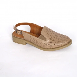 Sandale dama Gitanos, piele naturala, nisip 120