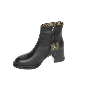 Botine dama piele naturala, Formazione-208-negru - Img 2