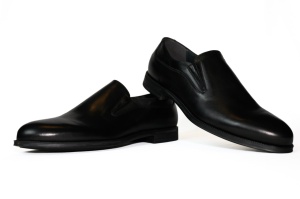 Pantofi barbati, piele naturala, Riva Mancini, negru -7019