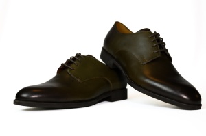 Pantofi barbati, piele naturala, Riva Mnacini, militar- 7099