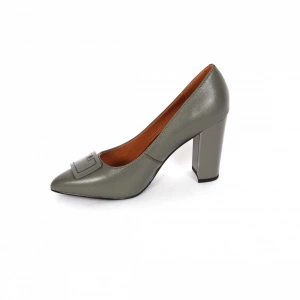 Pantofi dama Epica, piele naturala, gri inchis -1864 - Img 3