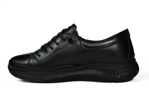 Pantofi dama, piele naturala, Johan Scarpe - 1040-negru - Img 2