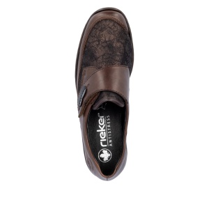 Pantofi dama piele naturala Rieker-487-maro - Img 6