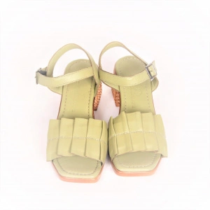 Sandale pentru femei Johan Scarpe 736, culoarea verde - Img 3